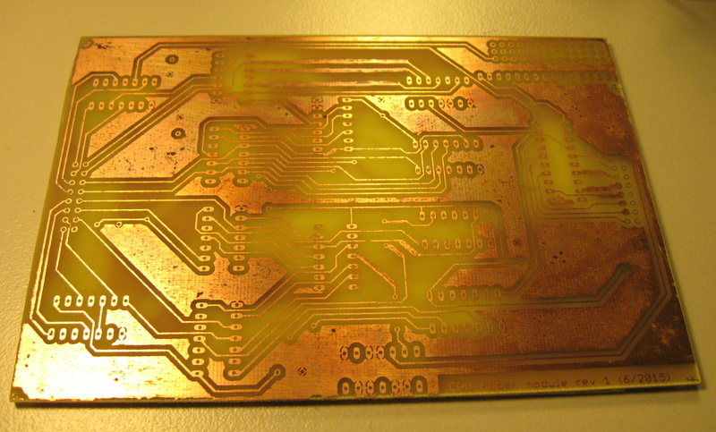 PCB etched